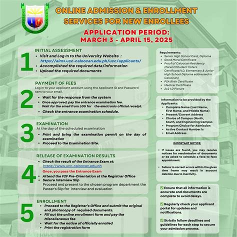 university of caloocan city admission|UCC FRESHMEN ADMISSION PROCESS AND REQUIREMENTS.